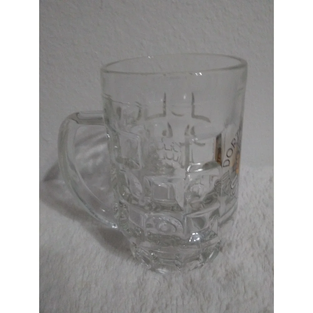 Dortmunder Union Bier‎ Dimple Beer Glass Mug Excellent Condition 0.4 L